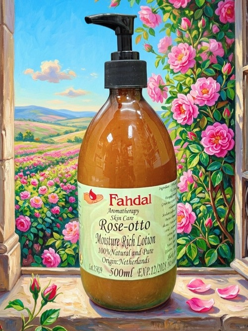 500ML 玫瑰煥彩亮白保濕潤膚乳產品圖