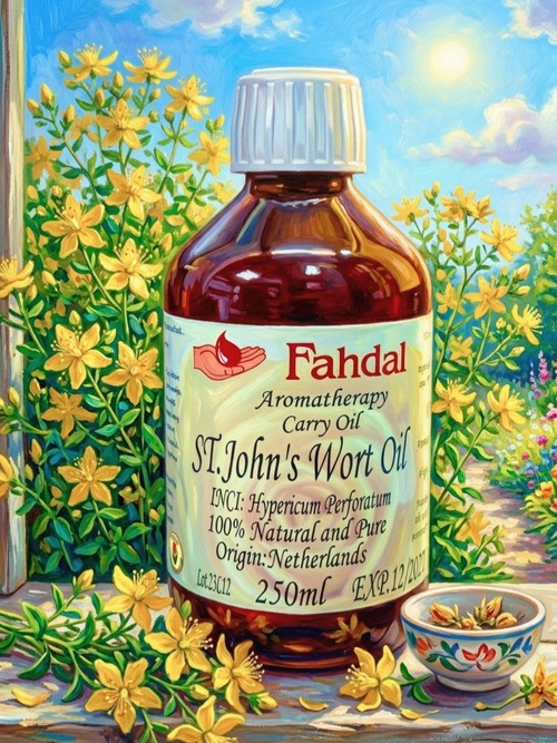 250ML 聖約翰草(金絲桃)有機植物浸泡油產品圖