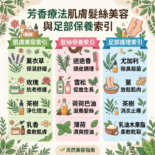 💆‍♀️ 肌膚髮絲美容與足部保養索引（三）💆‍♂️產品圖